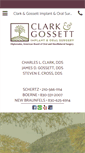 Mobile Screenshot of clarkandgossettoms.com